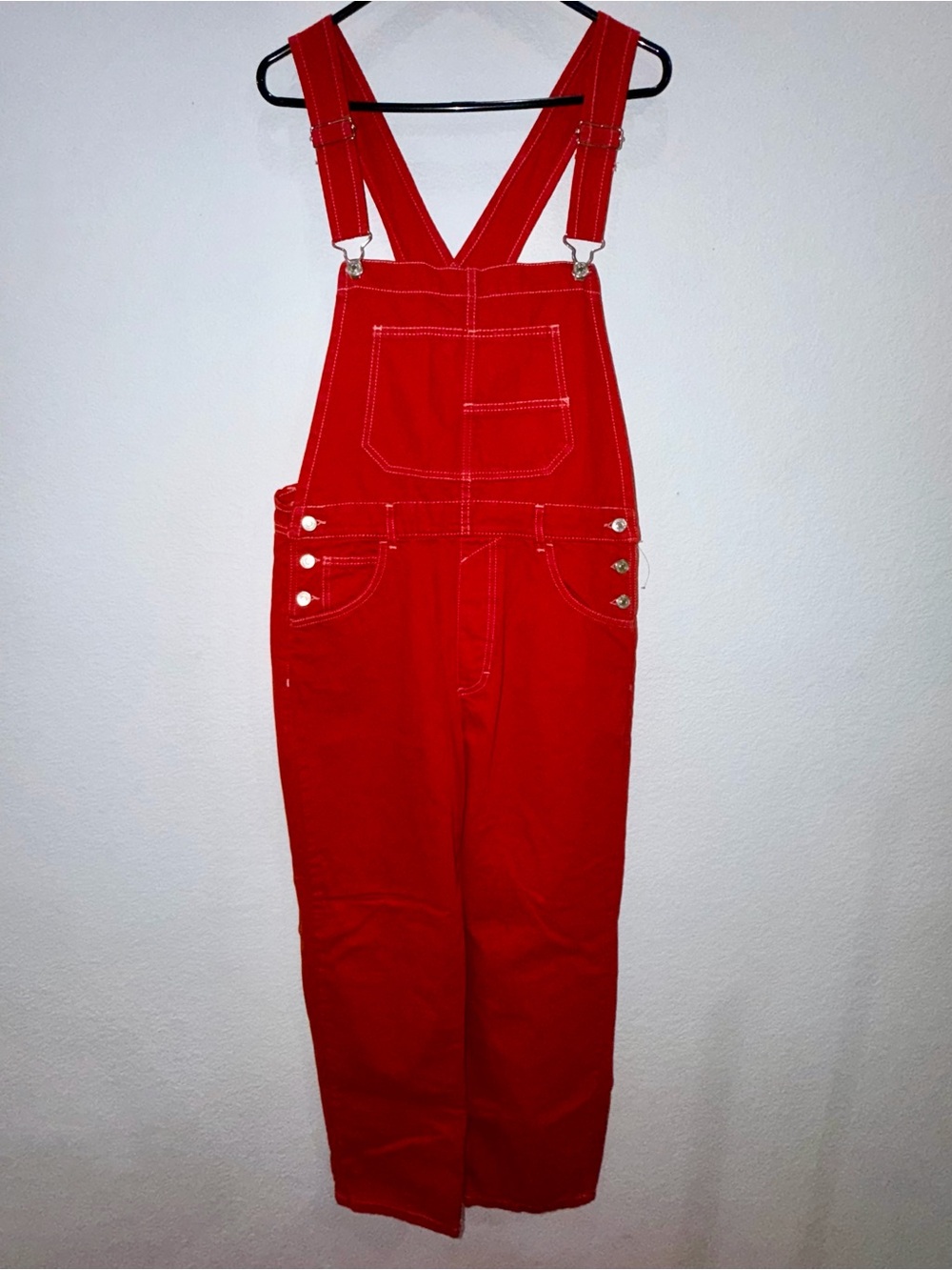 We The Free - Red Women's Denim Overalls